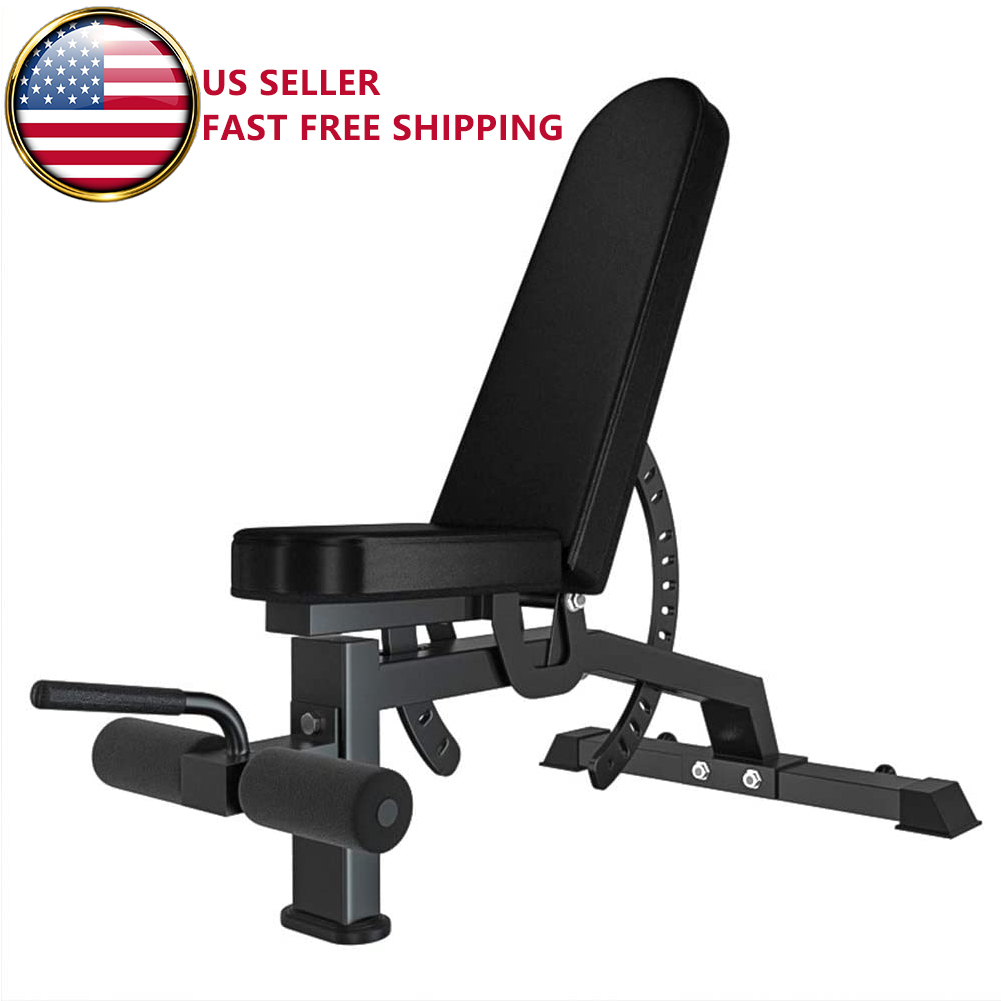 Adjustable Weight Bench - Adjustable Strength Training Bench Press Home