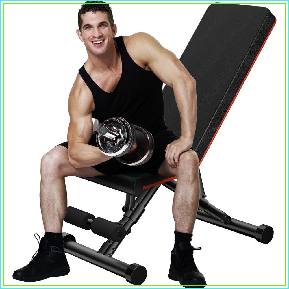 Home Gym Workout - Adjustable Weight Bench for Home Gym,