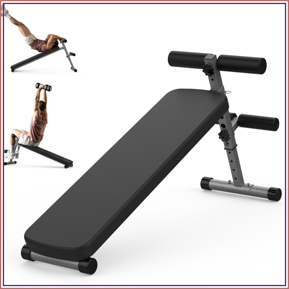 Adjustable Weight Bench - Adjustable Sit Up Bench & Decline