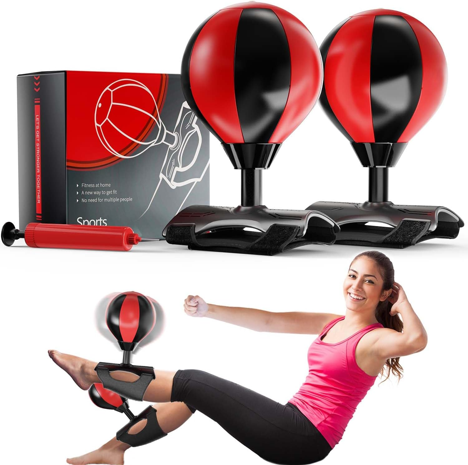 Speed Bag Boxing - Durable Speed Punching Bag Sit-Up Boxing