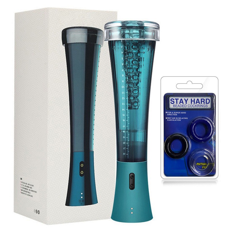Home Gym App - Automatic Male Masturbator Transparent Visible Penis