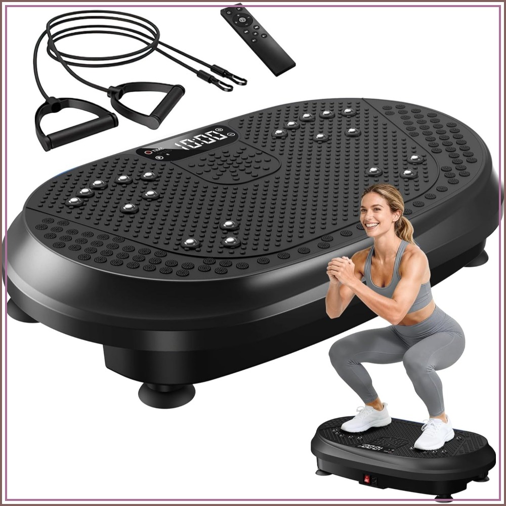 Home Gym Training Program - Vibration Plate Exercise Machine for Lymphatic