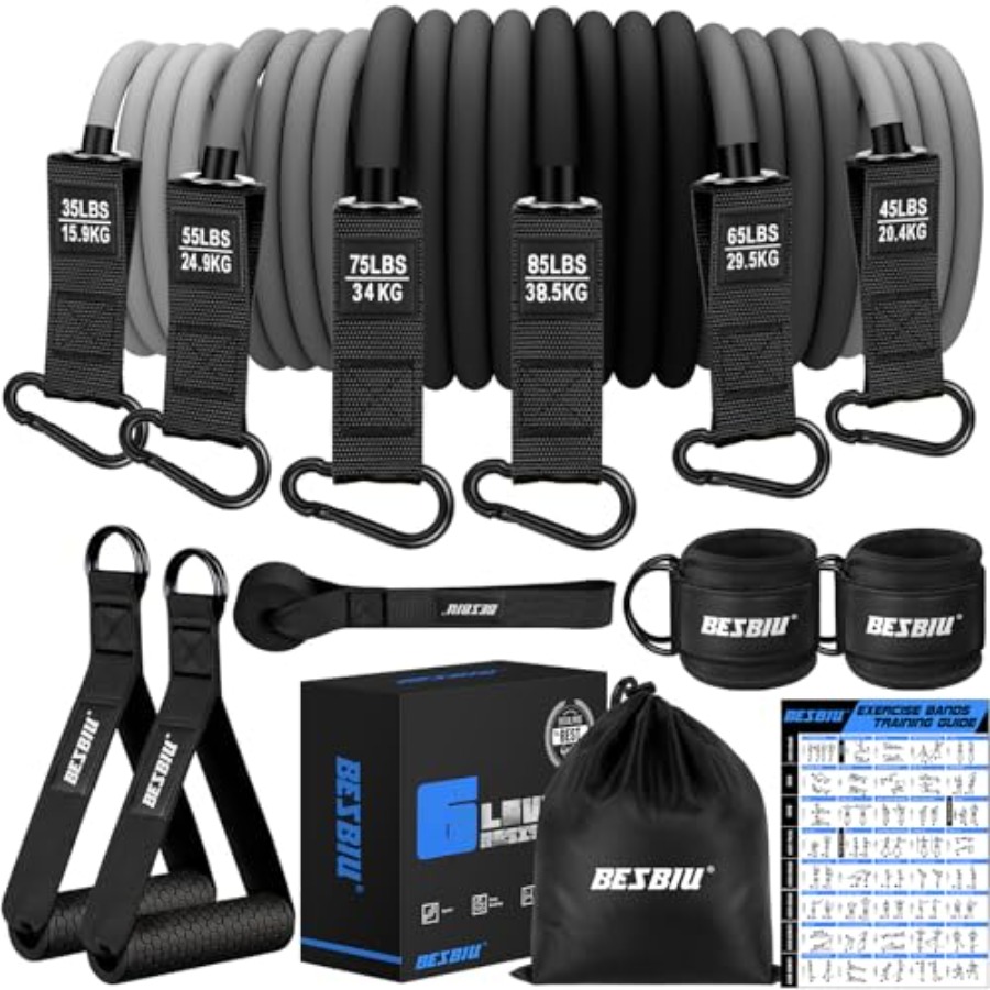 Home Gym Workout - Home gym workout bands for strength