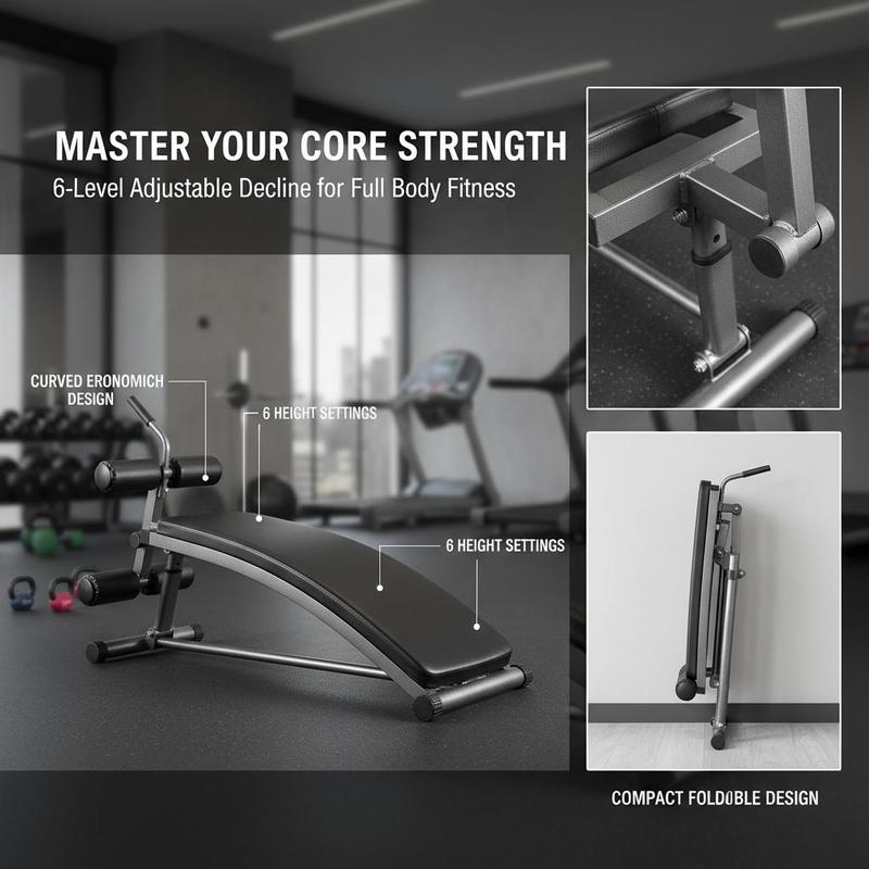 Adjustable Decline Abdominal B - огляд і ціна Home Gym Set