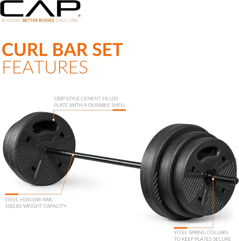 CAP Threaded Barbell Set with  - огляд і ціна Home Gym Set