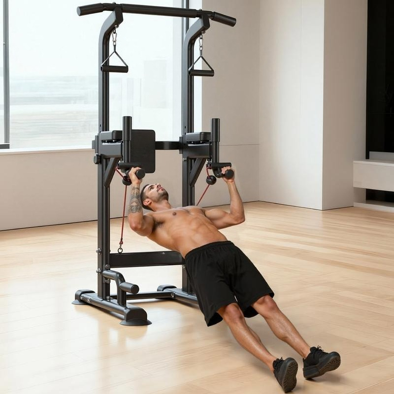 Pull Up Bar, 330 LBS Power Tow - огляд і ціна Pull Up Bar Tower