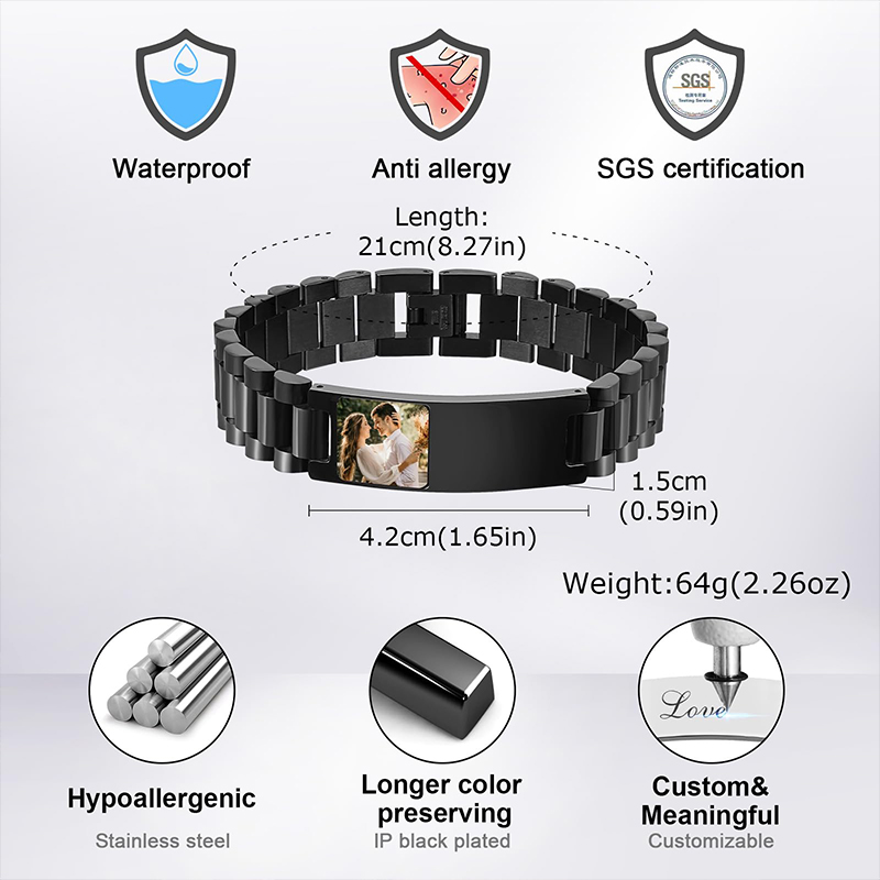 Custom Picture Text Bracelet W - огляд і ціна Home Gym App