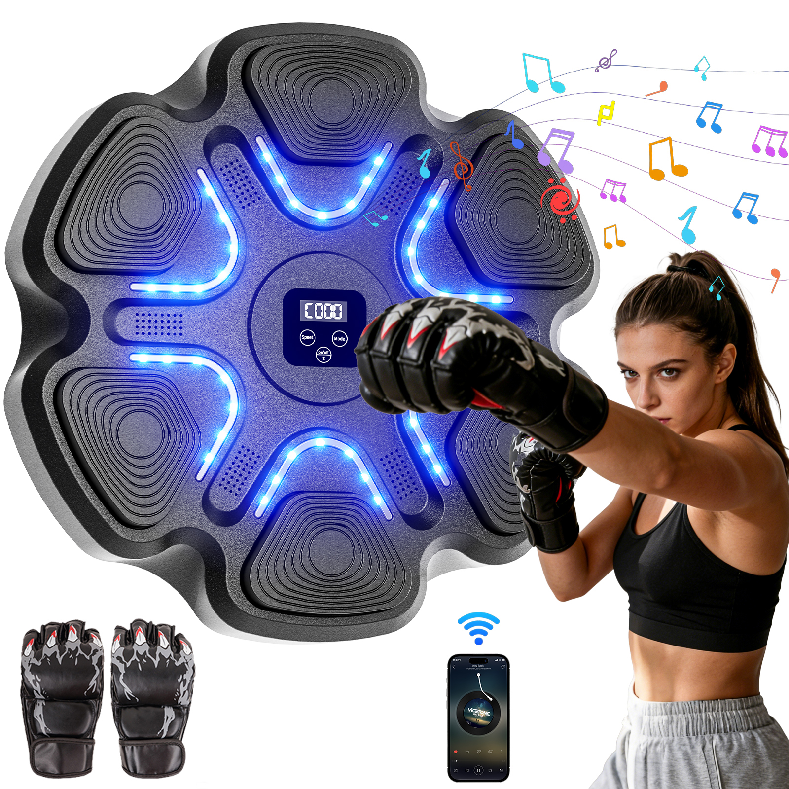 Music Boxing Machine for Adult - огляд і ціна Home Gym Training Program