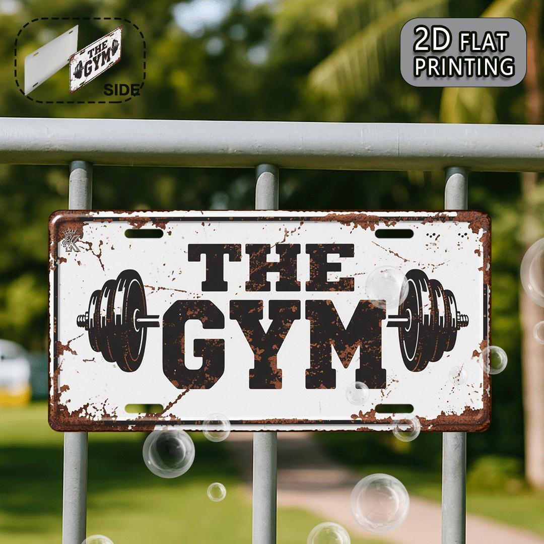 2D Flat, 1pc Vintage Gym Metal - огляд і ціна Home Gym Aesthetic