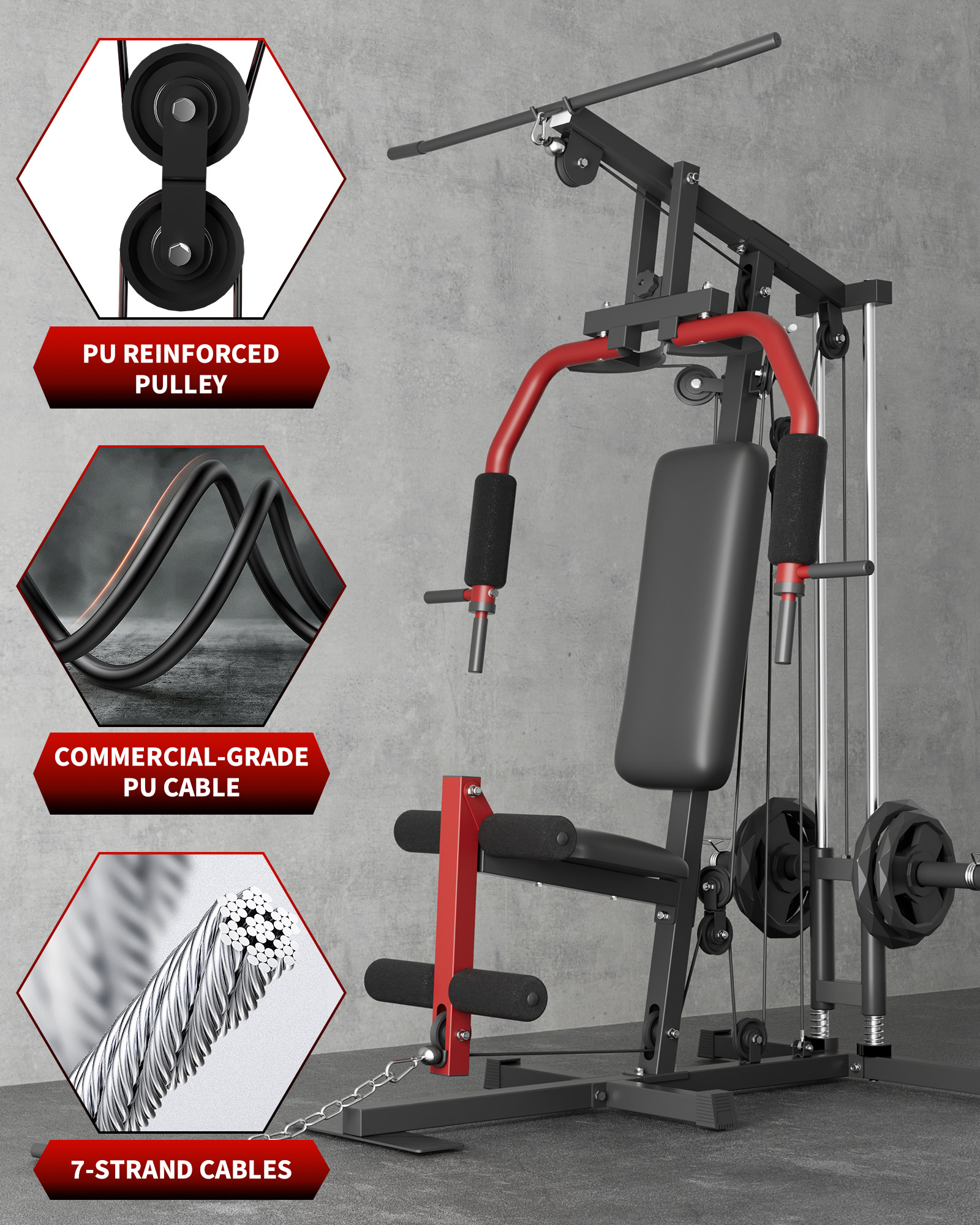 5-In-1 Multifunctional Home Gy - огляд і ціна Home Gym Training Program