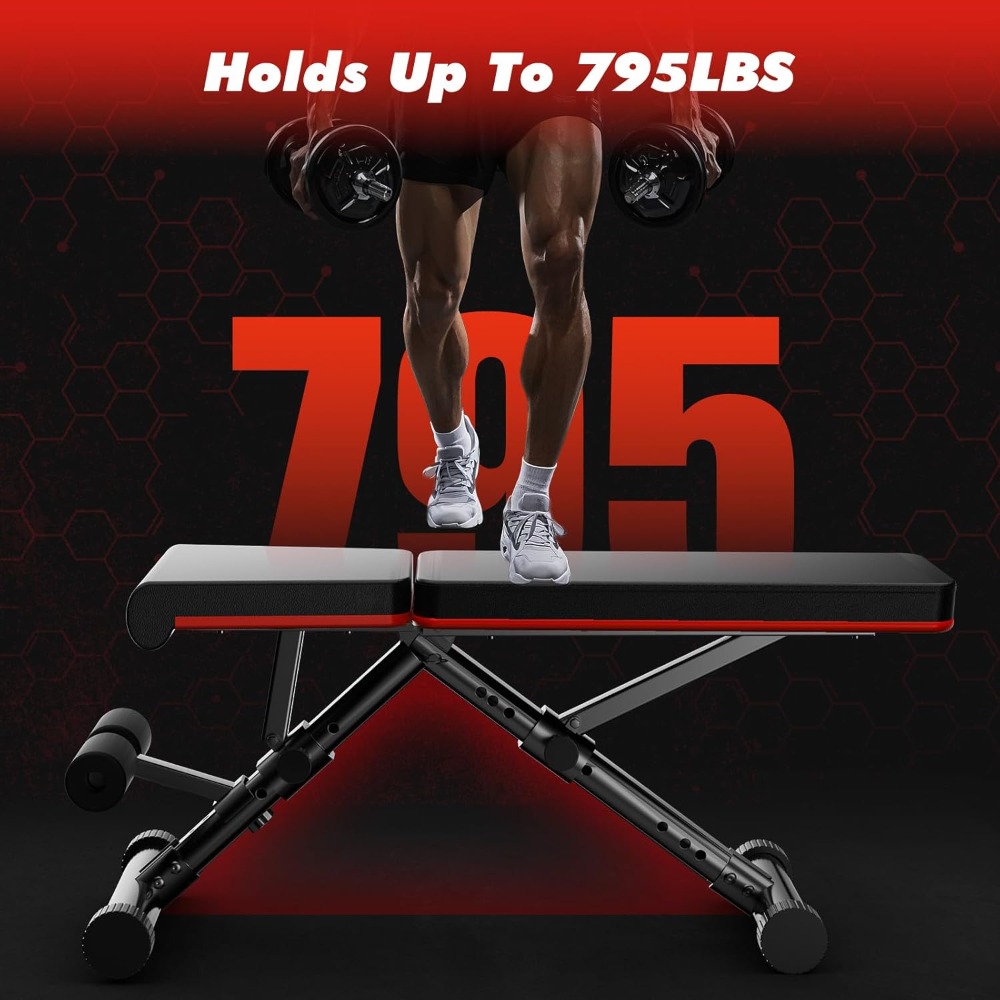 Adjustable Weight Bench for Ho - огляд і ціна Home Gym Workout