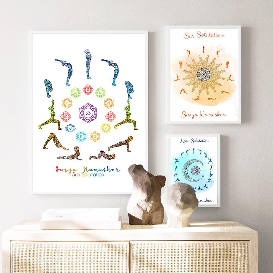 Yoga Pose Sun Moon Salutation  - огляд і ціна Home Gym York
