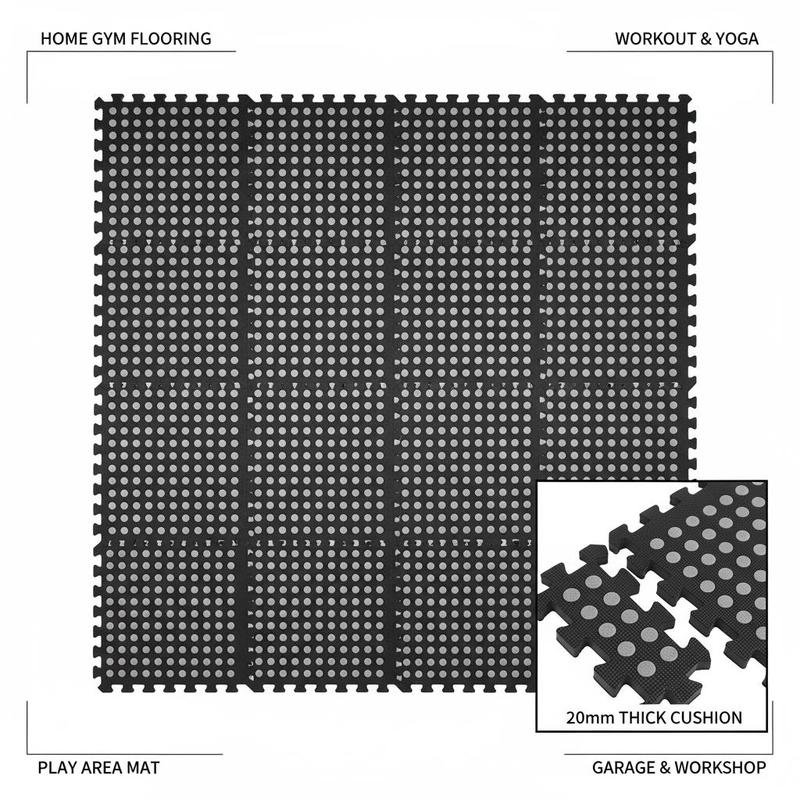 Puzzle Exercise Mat, 12 PCS Fi - огляд і ціна Home Gym Set