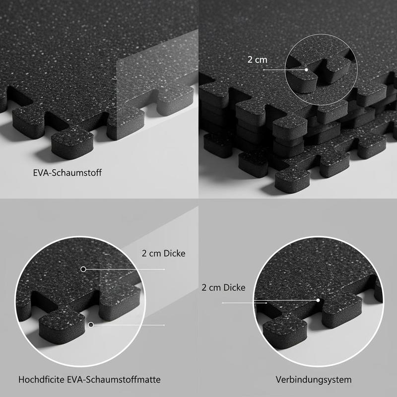 Puzzle Exercise Mat, 12 PCS Fi - огляд і ціна Home Gym Set