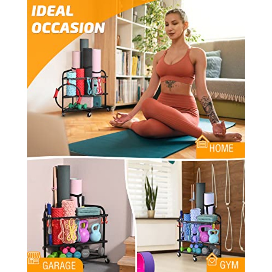 Weight Rack for Dumbbells Home - огляд і ціна Home Gym Yoga Mat Storage