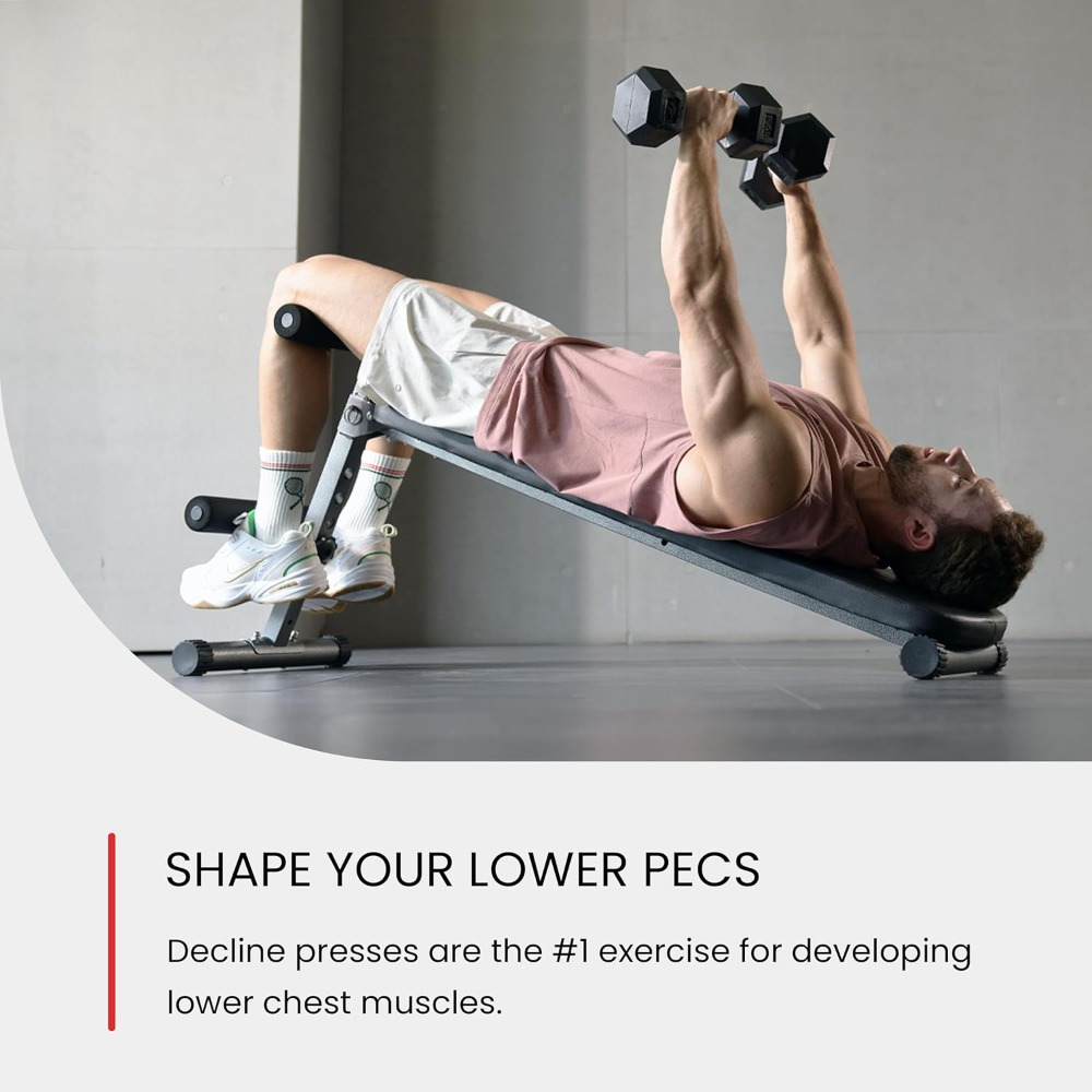 Adjustable Sit Up Bench & Decl - огляд і ціна Adjustable Weight Bench