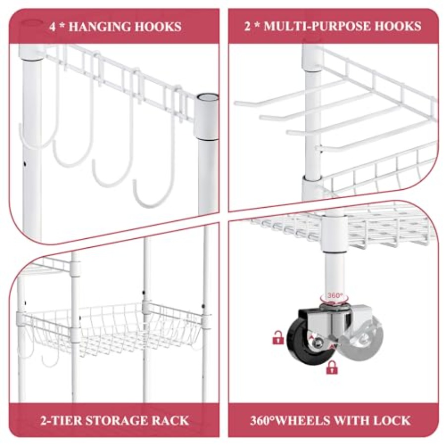 Home Gym Storage Rack with Whe - огляд і ціна Home Gym Yoga Mat Storage