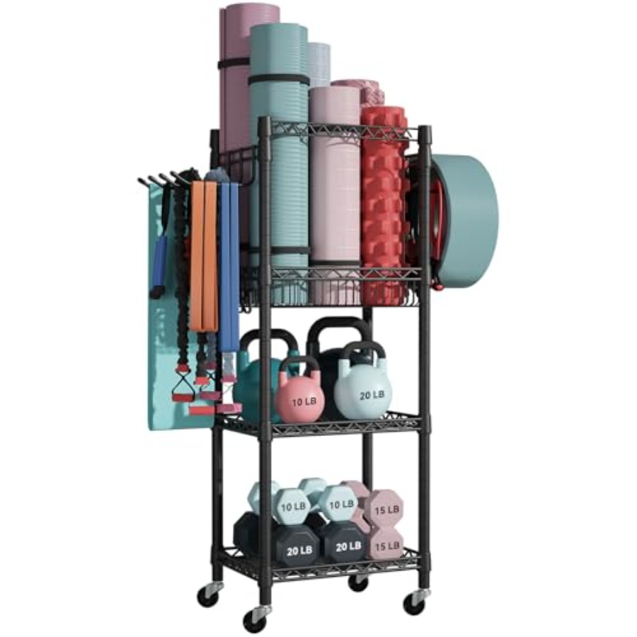 Home Gym Storage 3 Tiers Worko - огляд і ціна Home Gym Yoga Mat Storage