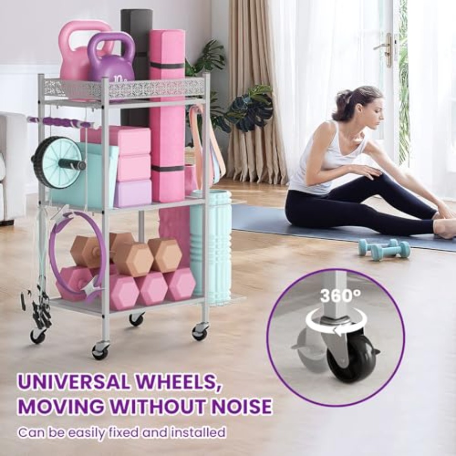 Yoga Mat Storage Rack Home Gym - огляд і ціна Home Gym Yoga Mat Storage
