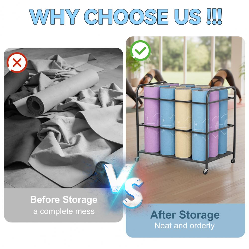 Home Gym Workout Equipment Sto - огляд і ціна Home Gym Yoga Mat Storage