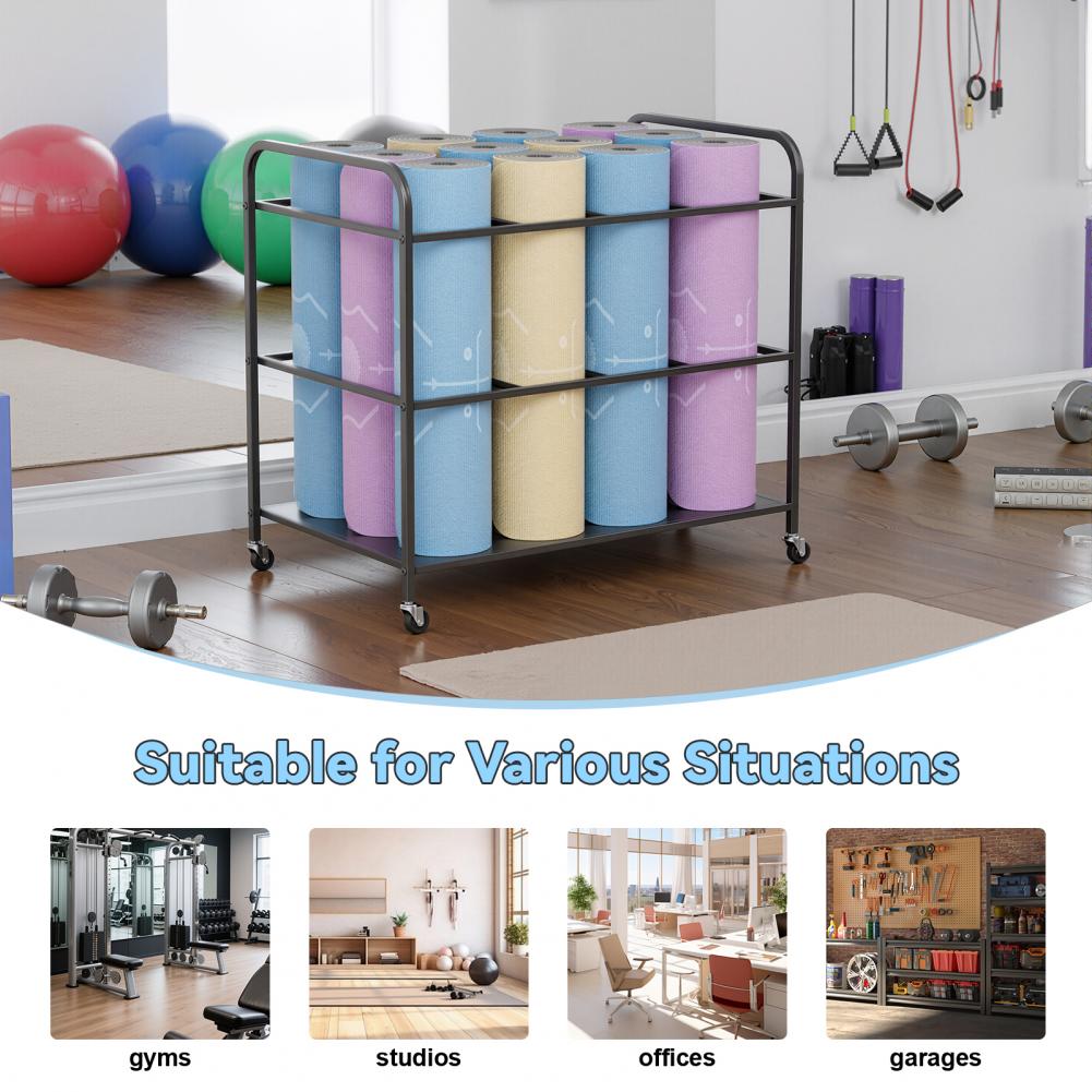 Home Gym Workout Equipment Sto - огляд і ціна Home Gym Yoga Mat Storage