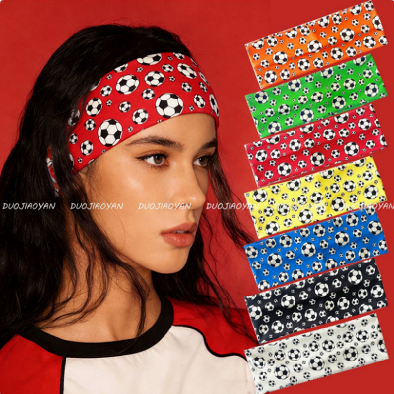 Soccer Print Sports Headband,  - огляд і ціна Home Gym Aesthetic