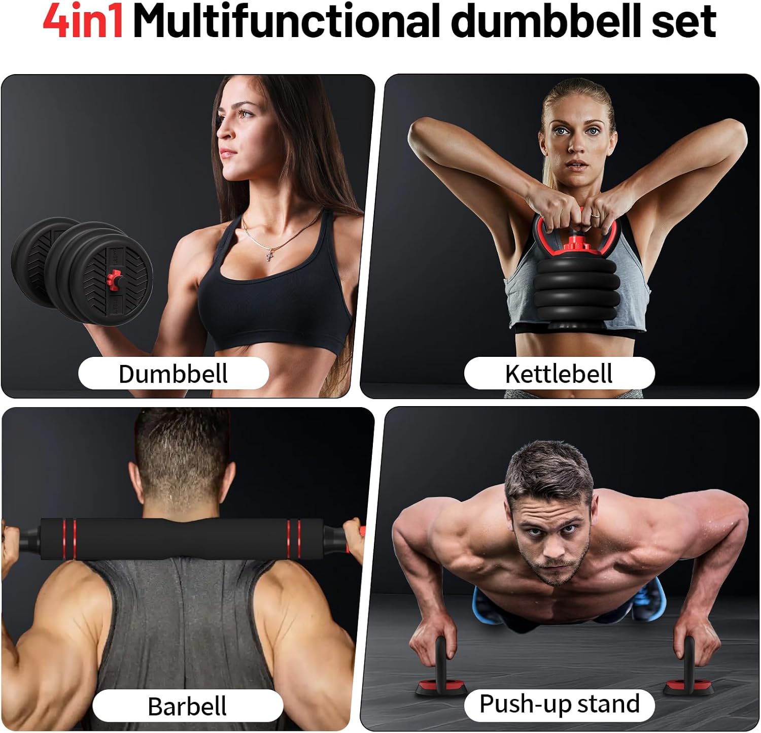 Adjustable Dumbbell Set, 4-in- - огляд і ціна Home Gym Set