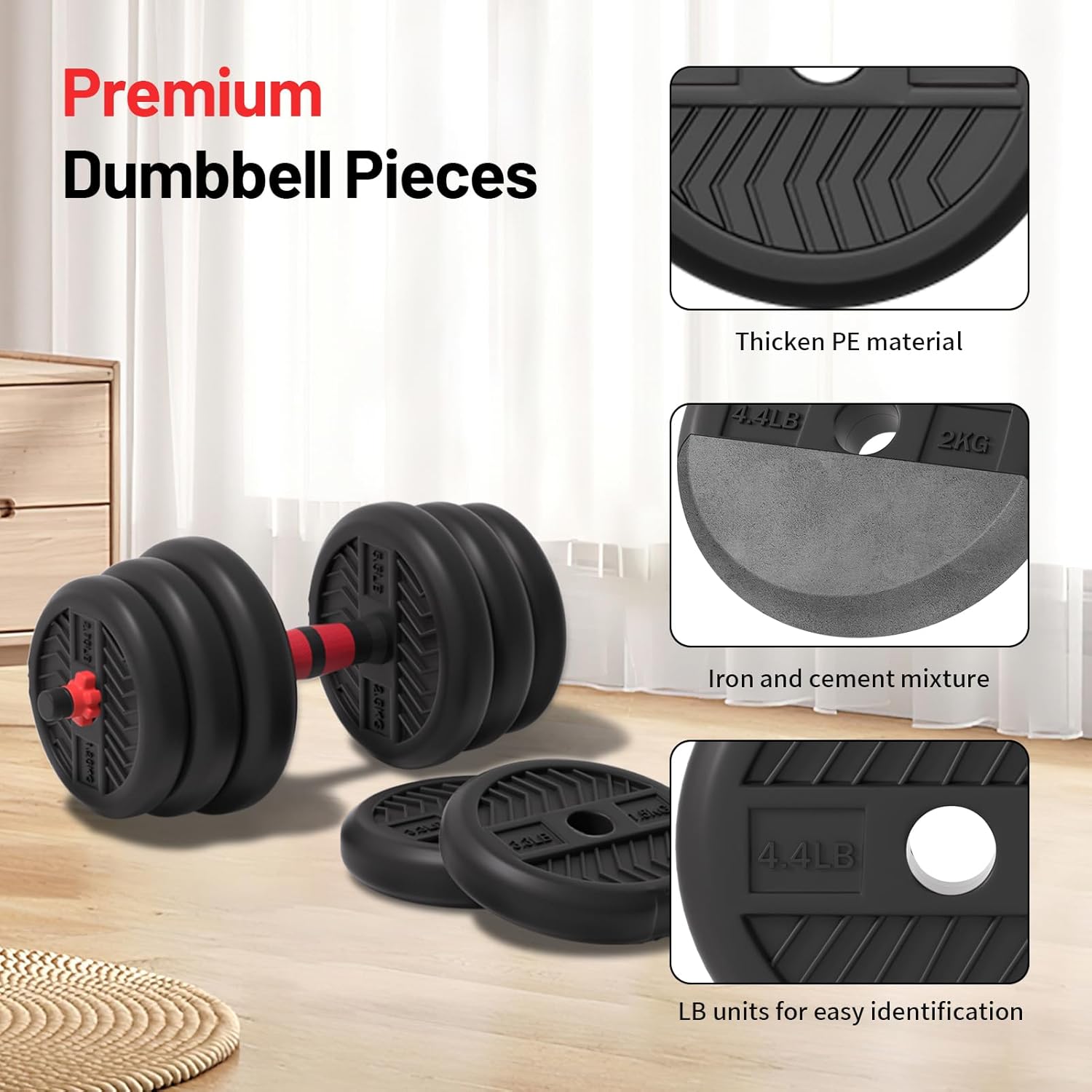 Adjustable Dumbbell Set, 4-in- - огляд і ціна Home Gym Set