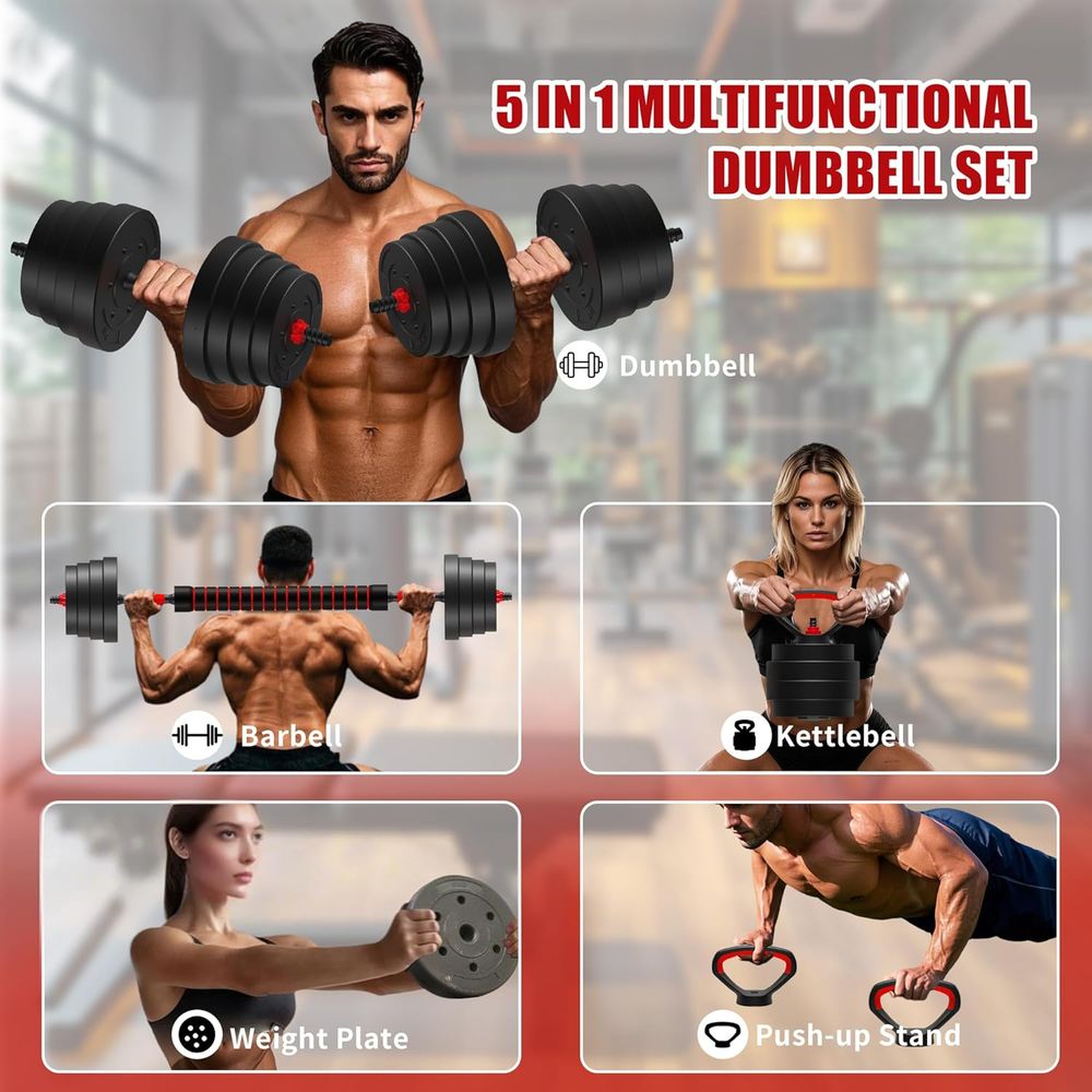 4-in-1 Adjustable Dumbbells Se - огляд і ціна Push Up Stand Bar