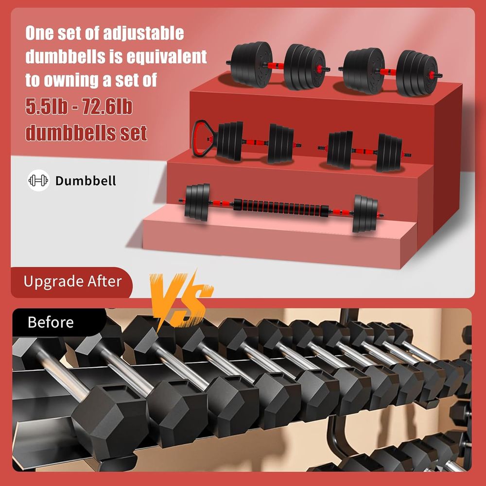 4-in-1 Adjustable Dumbbells Se - огляд і ціна Push Up Stand Bar