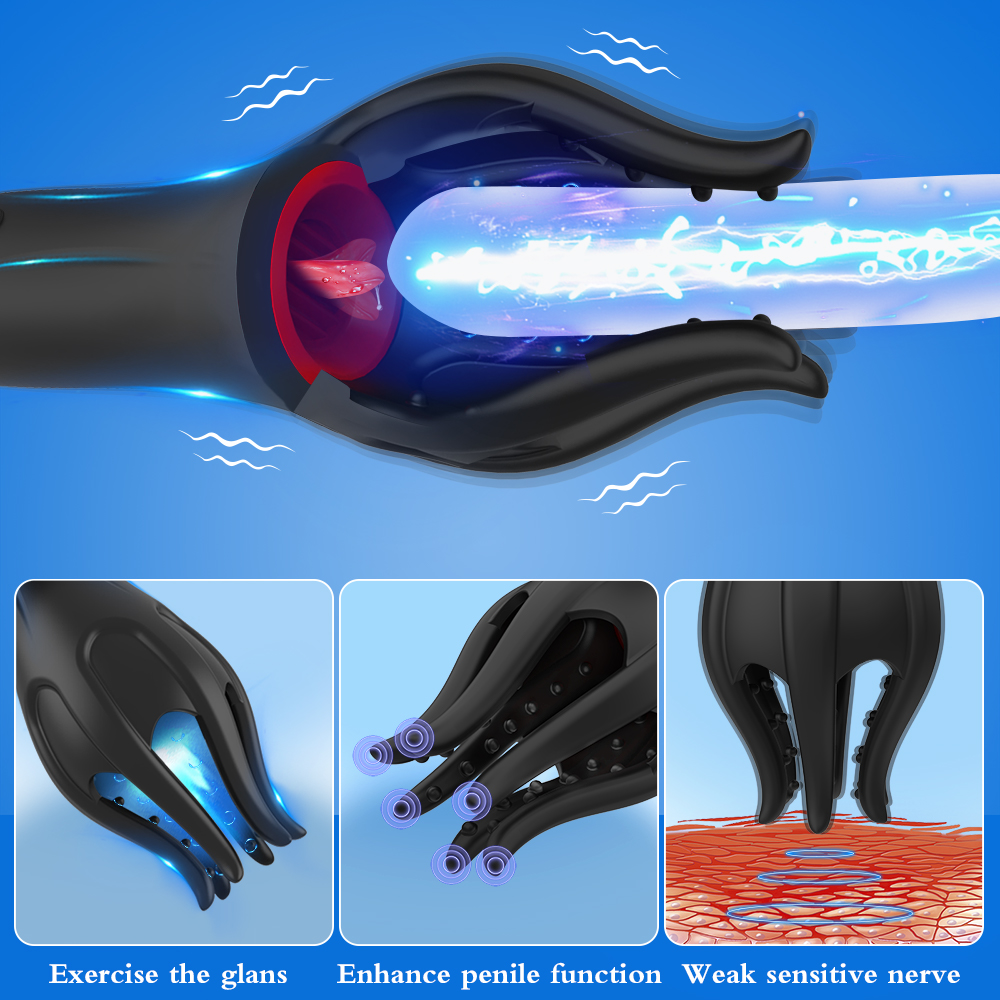 Masturbator for Men Glans Vibr - огляд і ціна Home Gym App