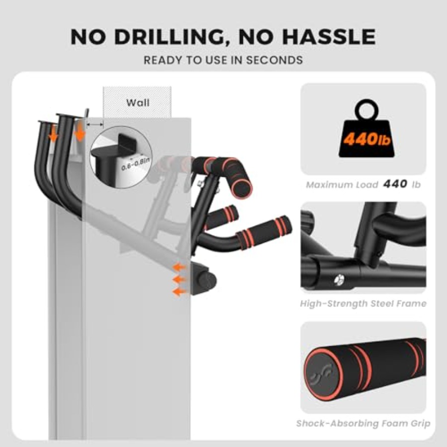 Doorway pull-up bar for home g - огляд і ціна Home Gym Multi