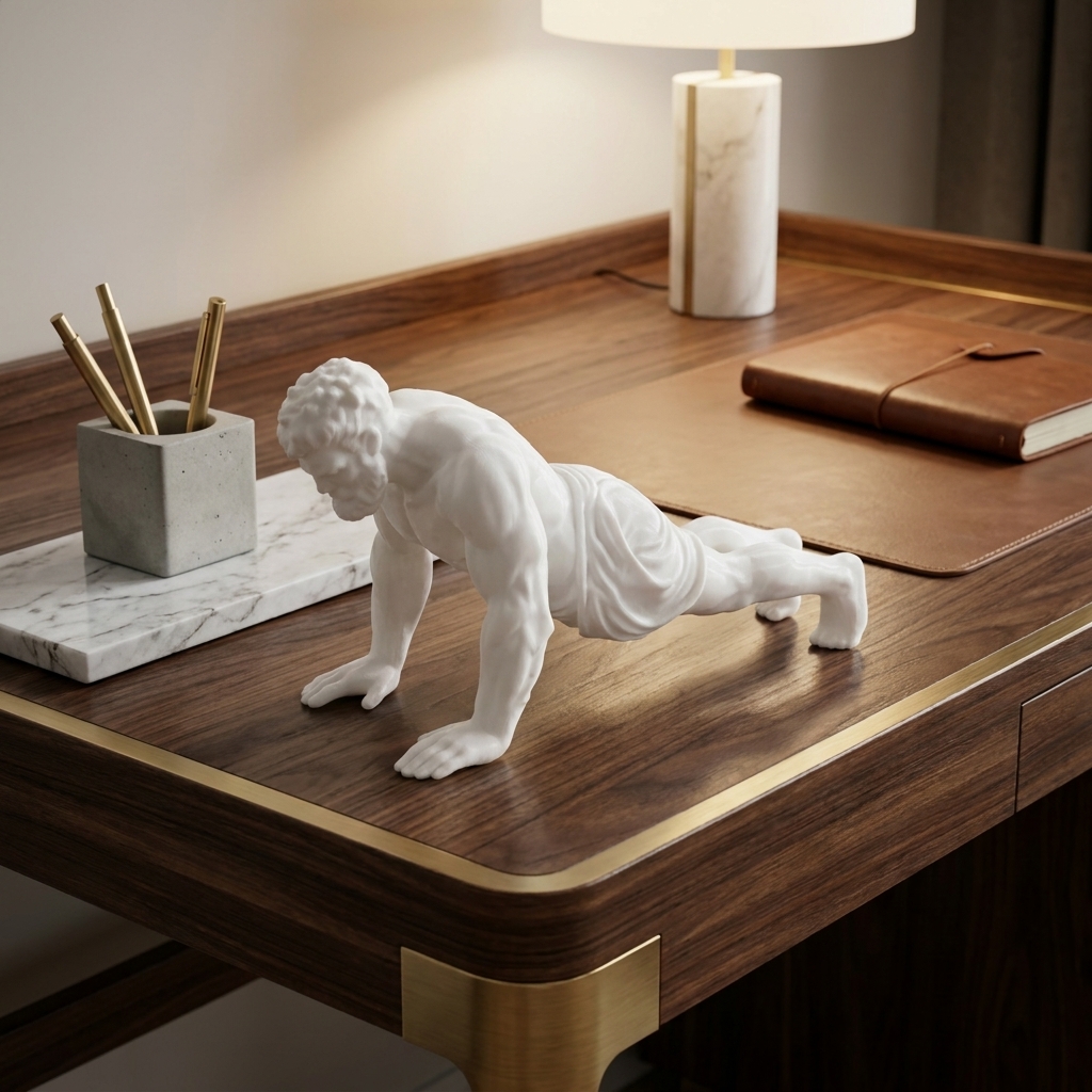 Creative Push-Up Statue Orname - огляд і ціна Home Gym Aesthetic