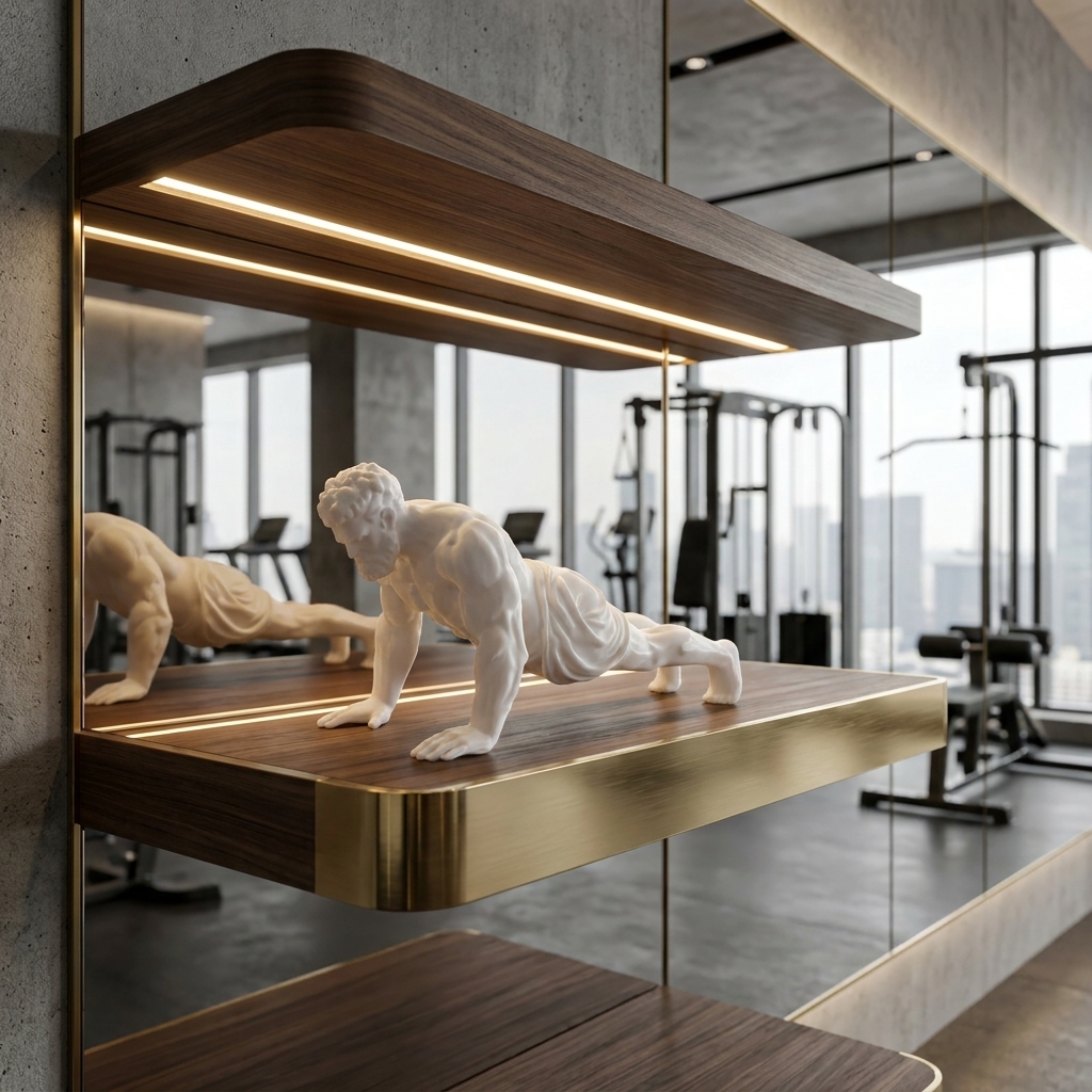 Creative Push-Up Statue Orname - огляд і ціна Home Gym Aesthetic