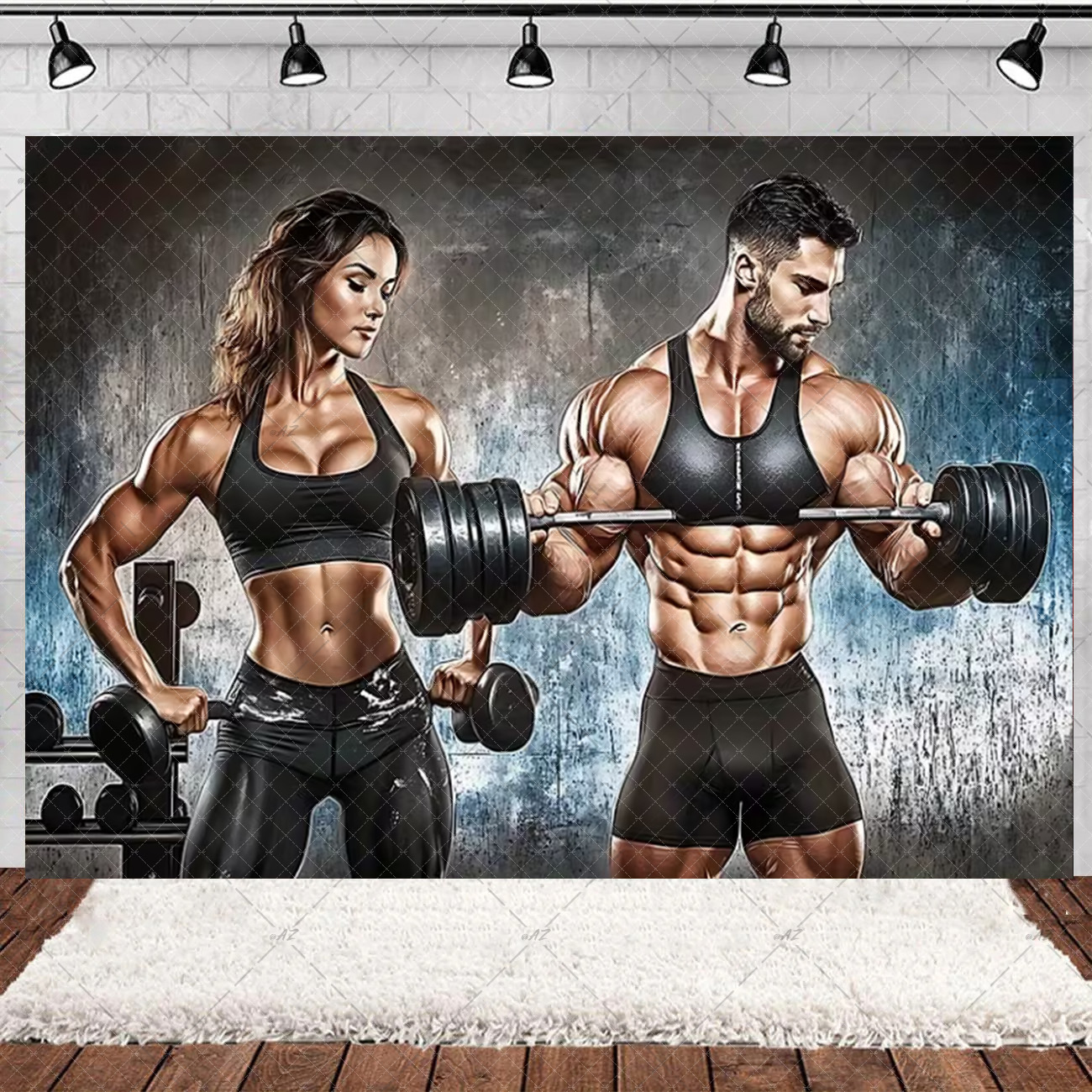 Fitness Weightlifting Gym Them - огляд і ціна Home Gym Aesthetic