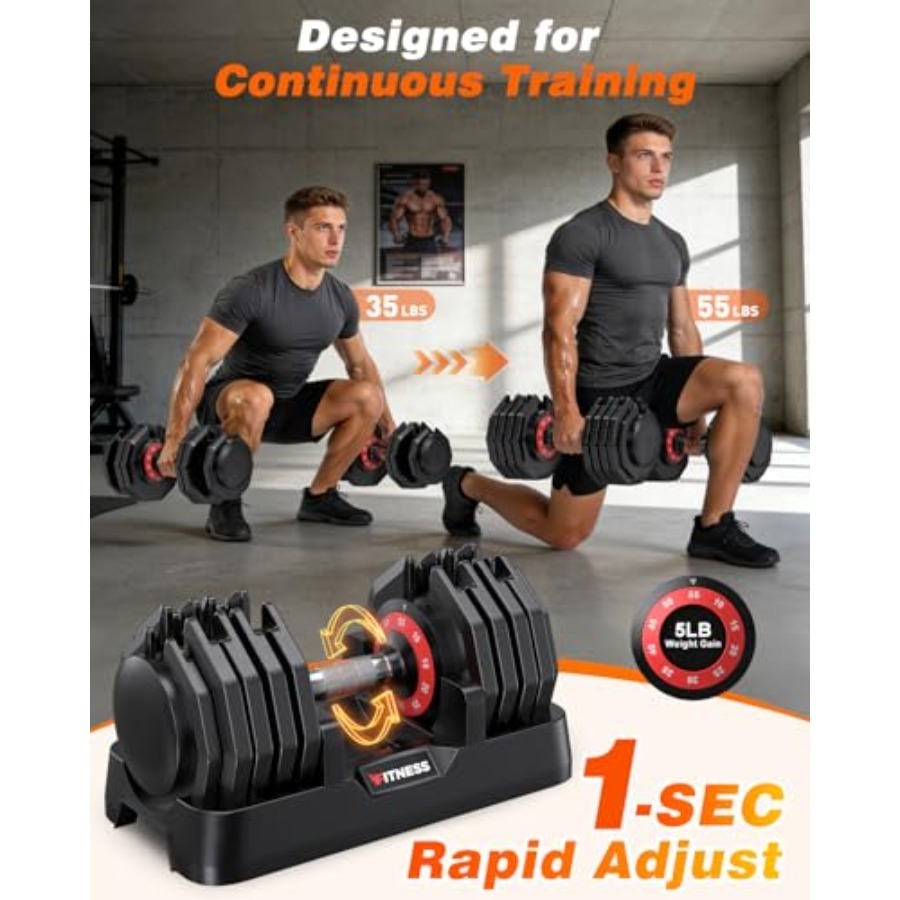 Adjustable Dumbbells Set of 2, - огляд і ціна Adjustable Weight Bench