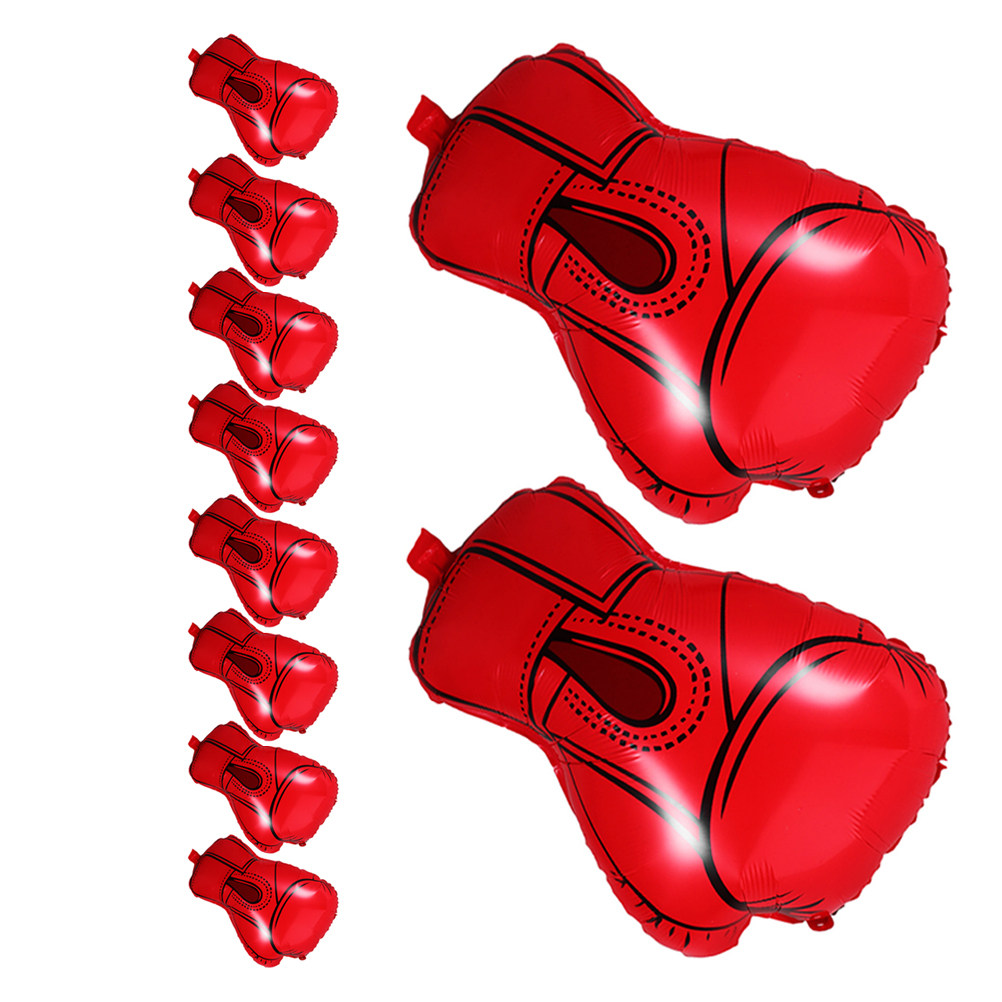 10Pcs Foil Boxing Balloons Rea - огляд і ціна Home Gym Aesthetic