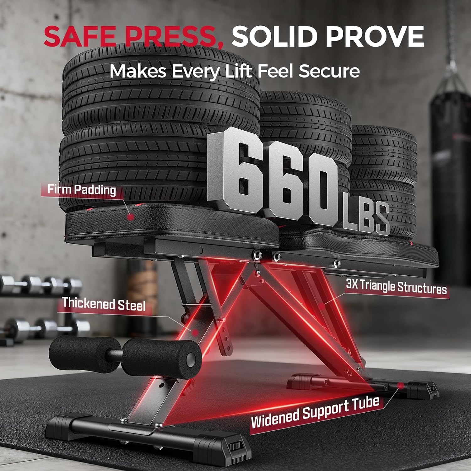 Adjustable Weight Bench 660LBS - огляд і ціна Adjustable Weight Bench