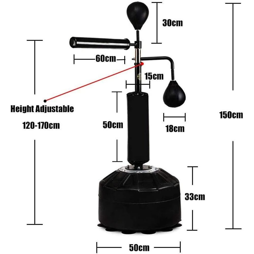 2-in-1 Adjustable Height Spinn - огляд і ціна Speed Bag Boxing