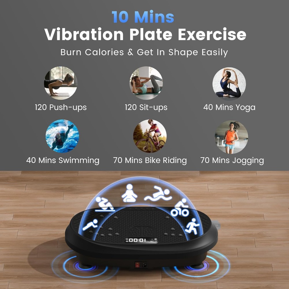 Vibration Plate Exercise Machi - огляд і ціна Home Gym Training Program