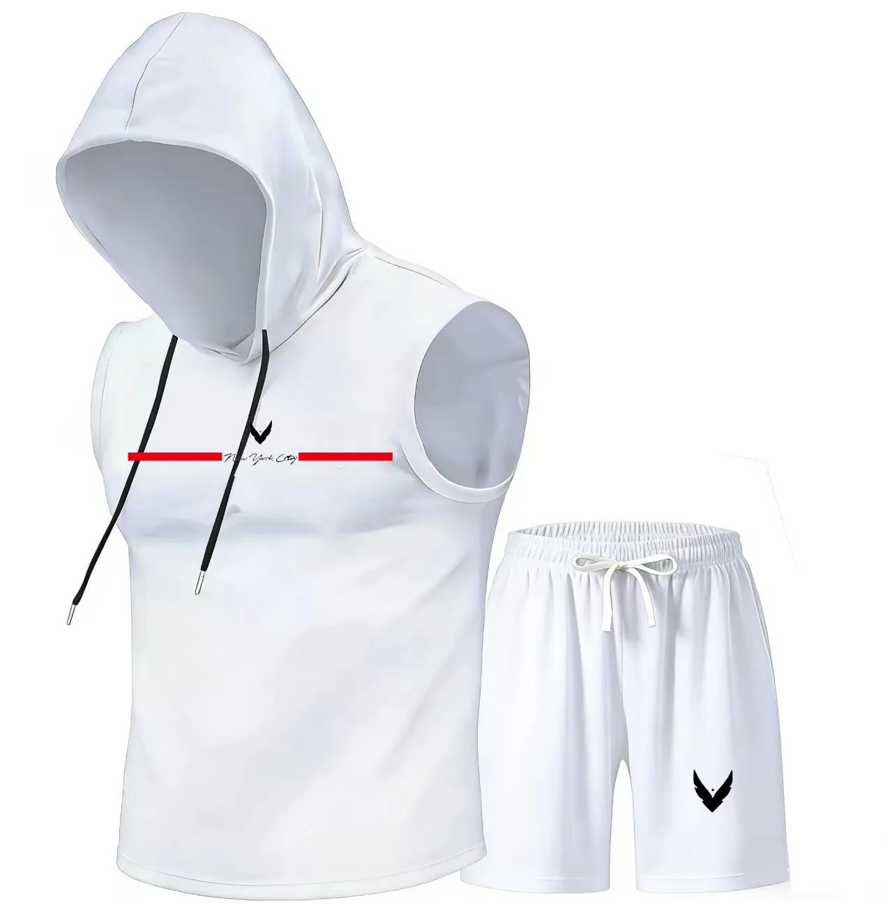 Men's hooded vest set sleevele - огляд і ціна Home Gym Set