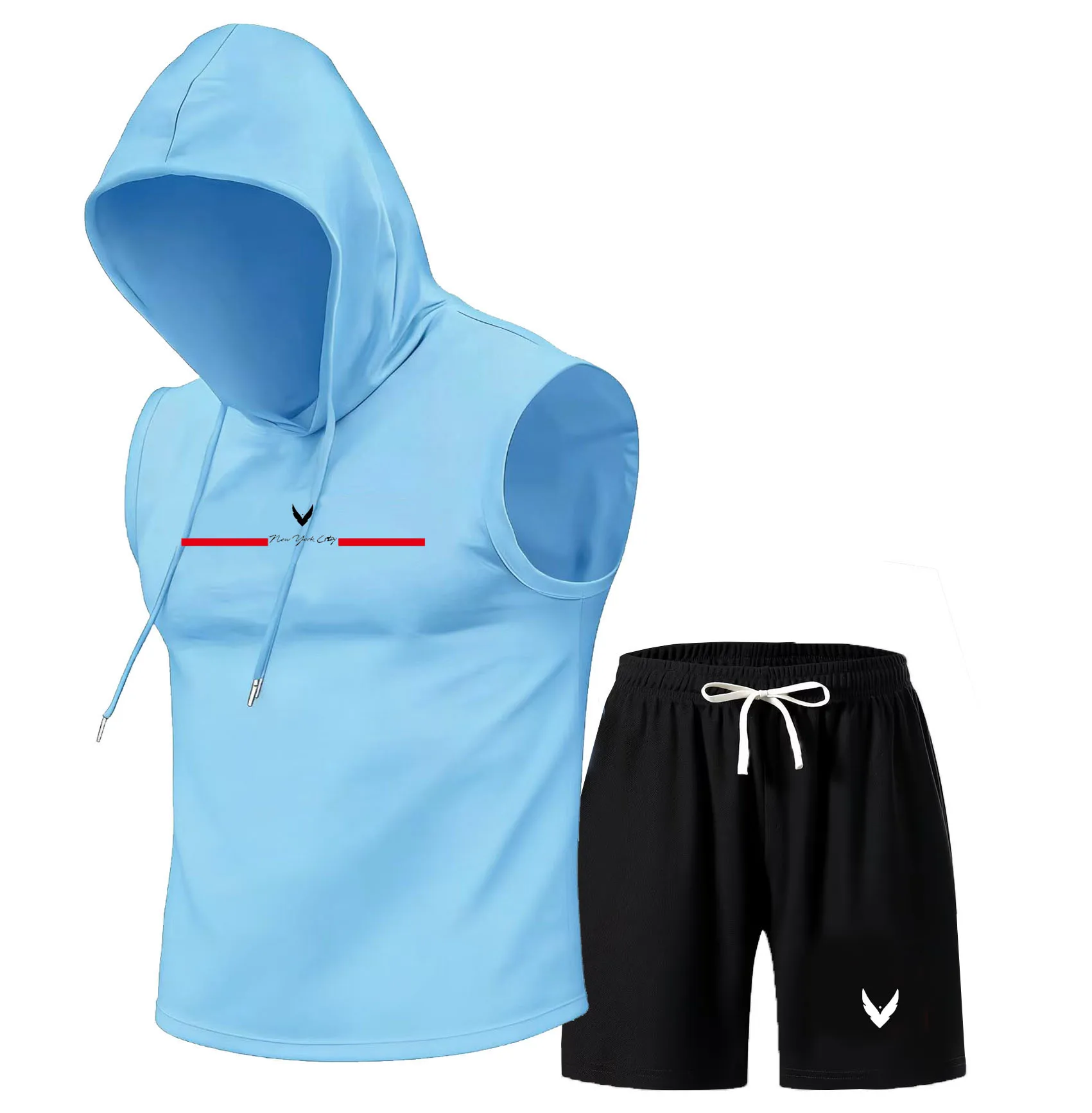 Men's hooded vest set sleevele - огляд і ціна Home Gym Set