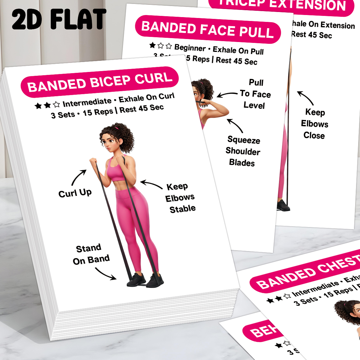 30pcs Banded Exercise Cards,Fu - огляд і ціна Home Gym Guide